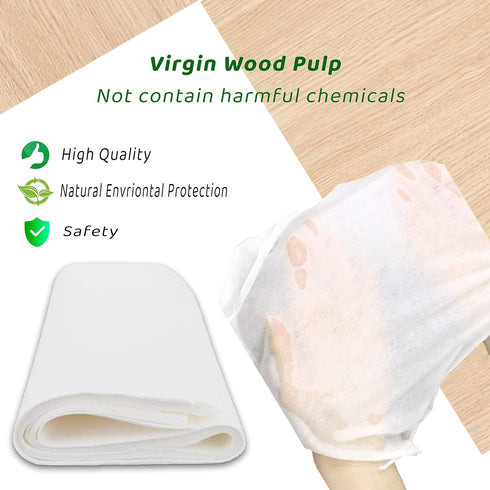 100 Pcs Bird Cage Liner Papers, Big Size Disposable Cage Paper Liners for Pet Bird Parrot
