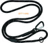Carabiner Dog Leash 6ft, Durable Nylon Rope with Aviation Aluminum Carabiner Reflective at Night for Small Medium Large Dogs (Black, 6FT*11MM)