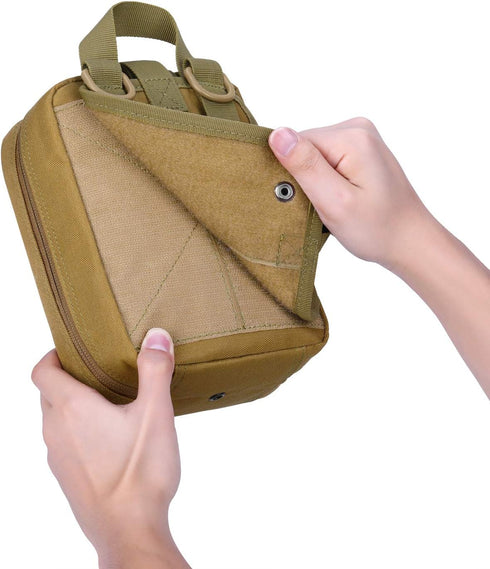 Gonex MOLLE Medical Pouch - EMT First Aid Rip-Away Tactical Utility Pouch for Outdoor Activities (Bag Only)