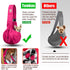 TOMKAS Dog Sling Carrier, Adjustable Strap for Small Dogs, Rose Red, Zipper Pocket for 3-10 lbs