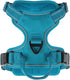Voyager No Pull Dog Harness for Small Dogs, Adjustable Soft Pet Harness with Dual Leash Attachments, Turquoise Nylon