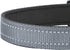 Reflective Dog Collar, Adjustable Soft Neoprene Padded Nylon Pet Collars with Buckle for Extra Large Dogs, Gray, XL