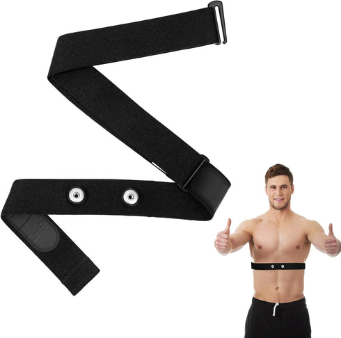 YBEATY Heart Rate Monitor Chest Band Strap Replacement Adjustable Soft Heart Rate Monitor