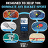 Racket Tac Clear Tennis Grip Lotion - Grip Enhancer for Tennis, Pickleball, Racquetball, Badminton