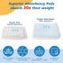 Ypfyed 200 Count Dog Diaper Liners Large Absorbent and Super Soft Dog Diaper Booster Pads for Female Dog Diapers