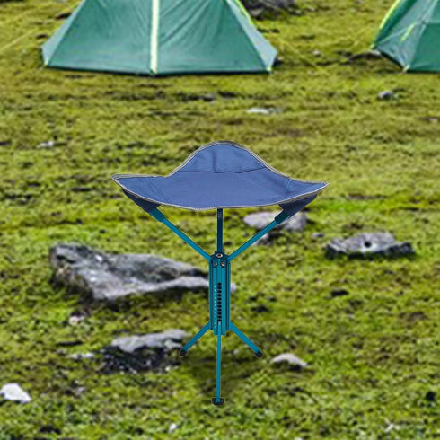 Aymzbd Camping Stool Portable Folding Stool Footrest Compact Foldable Small Chair Slacker Chair for Travel Concerts