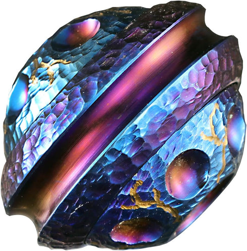 webead UFO Shape Titanium TC4 Beads for EDC DIY Paracord Accessories, Knife Lanyard