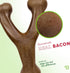 Benebone Wishbone Durable Dog Chew Toy for Aggressive Chewers, Medium, Real Bacon, Made in USA