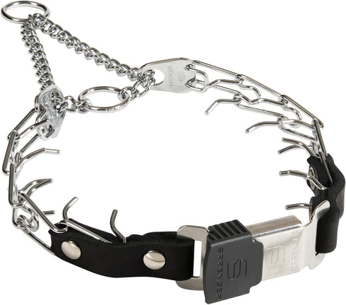 Herm Sprenger Prong Collar for Dog Training, Chrome Plated Steel, 2.25mm Prongs, Small Dogs (14-19")