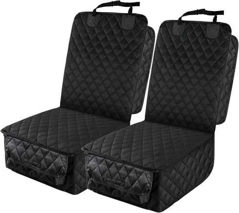 PETICON Waterproof Front Seat Car Cover 2 Pack, Full Protection Dog Car