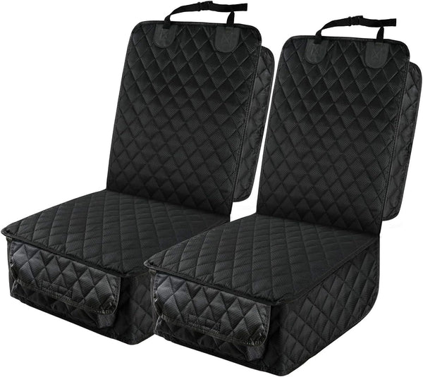 PETICON Waterproof Front Seat Car Cover 2 Pack, Full Protection Dog Car