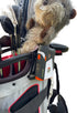 Golf Metal Landing Pad I Magnetic Cart Attachment or Bag Clip for Quick Use of Golf Gear & Accessories - Velcro Strap