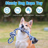 UPSKY Nearly Indestructible Dog Rope Toys 2 Pack, Dental Cleaning Chew Toys for Medium to Large Breeds