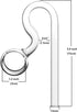 Glass Lily Pipe Spin Outflow and Inflow, 13mm for 1/2" i.d. Tube for Aquarium Planted Tank Aquascaping