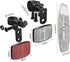 Maitys 6 PCS Bike Front and Rear Reflectors Kit, Safety Warning Reflectors for Handlebar and Night Cycling