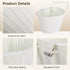 Kids Bike Basket with Adjustable PU Belts, Handmade Woven Rattan Front Handle Basket