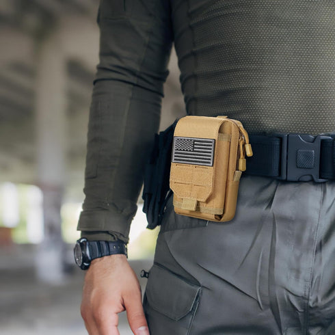 Tactical Molle Pouch, Cell Phone Holster, Small Utility EDC Pouch Gadget Organizer Bag