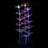 Glowing Fish Tank Decorations, 4 pcs Glow Aquarium Ornaments (Purple Coral, Rainbow Sea Urchin, Green Kelp, Pink