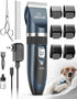 oneisall Dog Shaver Clippers, Low Noise Rechargeable Cordless Electric Hair Clippers Set for Dogs and Cats