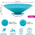 LickiMat Splash Dog Slow Feeder Bowl, Turquoise, Boredom Anxiety Reducer, Perfect for Food, Treats, Yogurt, Peanut