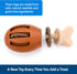 PetSafe Busy Buddy Chompin' Chicken Dog Toy - BPA Free Rubber Chew Toy for Small to Large Dogs
