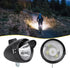 Vintage Bike Headlight, Bicycle Front Light for Night Riding, Lightweight LED Bike Light with Visor and Mounting