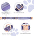 Velvet Dog Collar and Leash Set, Dog Collars for Samll Medium Large Dogs Leash for Training & Walking