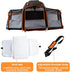 Expandable Pet Carrier, 18"x11"x11" - TSA Airline Approved Soft Sided Cat and Dog Carrier