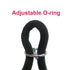 Braided Pro Training Dog Collar - No Pull Round Slip Collar with Slidable Stop Ring for Medium/Large Dogs