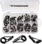 THKFISH Heavy Duty Saltwater Rod Tip Repair Kit, Stainless Steel Ceramics Fishing Rod Replacement Tips, 30pcs/40pcs