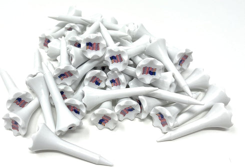 NorthPointe 1 ½” Plastic Golf Tees, Short Tees for Irons, Pack of 50 or 100