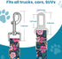 HCYPCV 20 33 inches Adjustable pet cat and Dog car seat BeltThe Lanyard is Flexible and Adjustable from to (Floral)