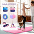 Matladin 6'x3'x1"/8'x3'x1" Folding Gymnastics Mat for Kids, PU Leather Gym Exercise Mats for Tumbling, Cheer, Yoga