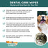 Dental Wipes for Dogs and Cats, No Brush Formula for Oral Hygiene, Fresh Mint Flavor, 100 Wipes