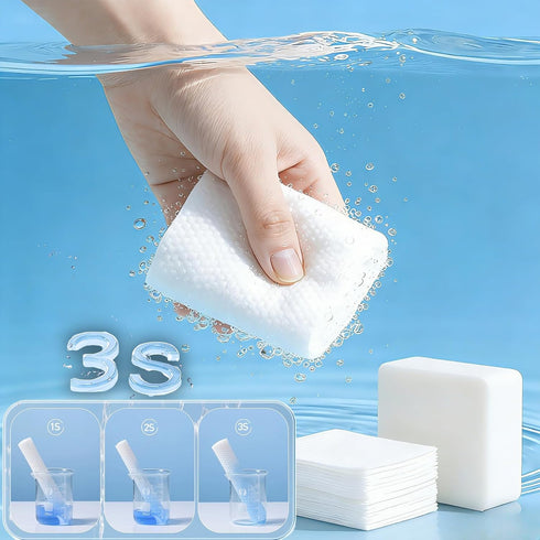 Disposable Compressed Towels, Large Size Compressed Towel, Coin Tissue Portable Washcloth Washcloth Reusable for Travel