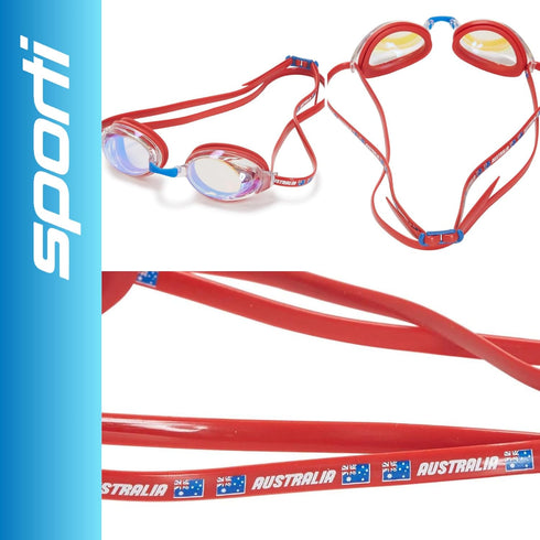 Sporti Unisex Adult Swimming Goggles, Antifog Swim Goggles for Men & Women, Shatter-resistant