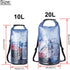 Floating Waterproof Dry Bag for Women Men, 10L/20L Roll Top Lightweight Storage Bag for Watersports, Travel, Beach