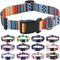 Adjustable Dog Collar with Bohemia Floral Tribal Patterns - Soft Ethnic Style for Small Medium Large Dogs (Bohemian
