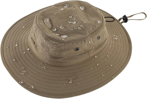 Home Prefer UPF50+ Mens Sun Hat, Wide Brim Fishing Hat for Sun Protection, Bucket Hat for Beach Gardening