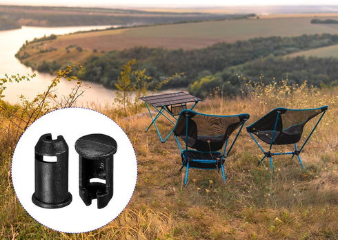 4 Pack (12mm,13mm M METERXITY Camping Chair Foot - Non-Slip Stool Feet Replacement, Apply to Camping/Fishing/Picnic