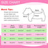 2 Pieces Summer Clothes for Small Medium Dogs - Cute Striped Shirt with Flower Strawberry Embroidery (Pink-Green)
