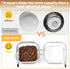 Elevated Cat Bowls, 15° Tilted Glass Raised Food Bowl with Stainless Steel Stand, 2 Large Capacity Bowls