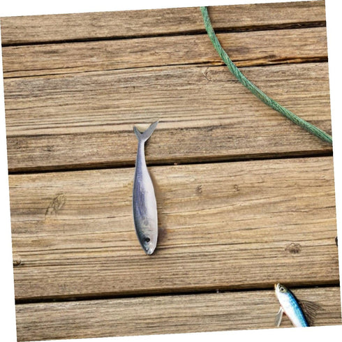 3D OUNONA Soft Bionic Fishing Lures Pair Lifelike Sinking Soft Plastic Baits for Sea Fishing Tuna Attractive Fake Bait