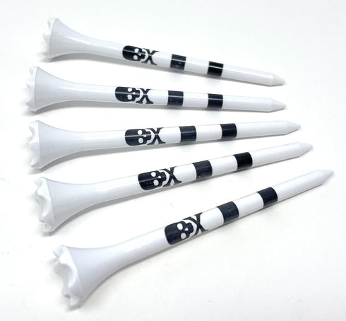 NorthPointe Skull and Crossbones Golf Tees, Plastic, 3 1/4-100 Tees in Bulk