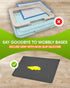 11.5 17 TidyFriend Puppy Pad Holder Tray Fits for x Pee Pads with Corner Lock Holes, Raised Edges, Non-Spill, Easy