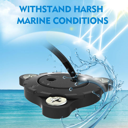 1003 Through Hull Wiring Kit for Installs of Fish Finders, Motors, Lighting Kits Kayak Wiring Accessories Hull Wiring