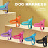 Didog Soft Flannel Padded Dog Vest Harness, No Pull/Quick Fit Reflective Strap, Easy for Training Walking (XXS: Chest