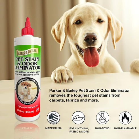 Parker Bailey Pet Stain & Odor Eliminator, 16 oz Bottle