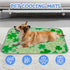 imiBBWQu Summer Summer 27" 22" Cooling Pad St Patrick Day Green Clovers Cooling Mat Washable Pad for Dog Bed Dog Bed