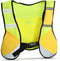 Keenso Multi-function Reflective Running Vest, Night Vision Sports Mesh Vest with Pocket